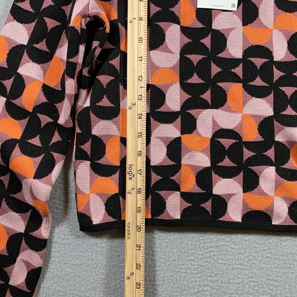 NWT Zara Geometric Jacquard Sweater Size S - Picture 5 of 8